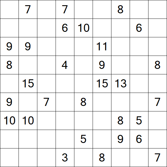 Kuromasu - Difficile