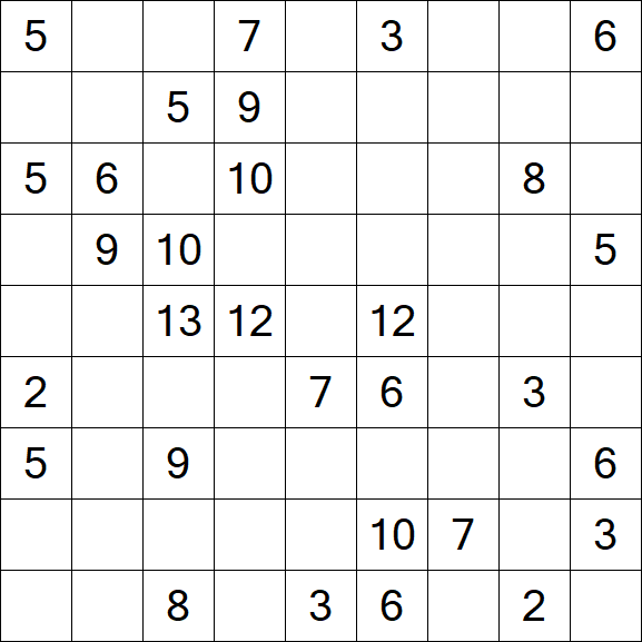 Kuromasu - Difficile