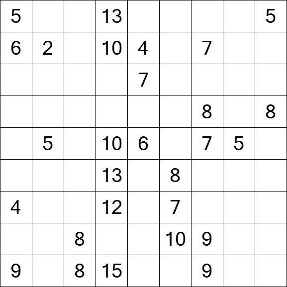Kuromasu - Difficile