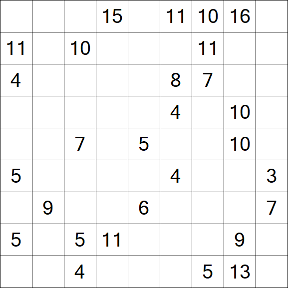 Kuromasu - Difficile