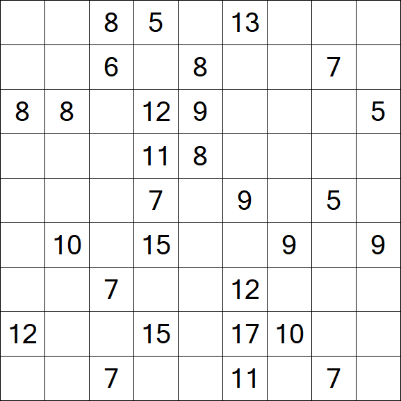 Kuromasu - Difficile
