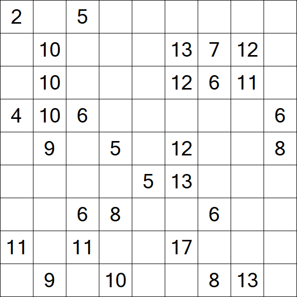 Kuromasu - Difficile