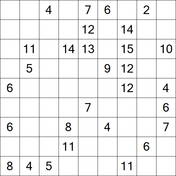 Kuromasu - Schwierig