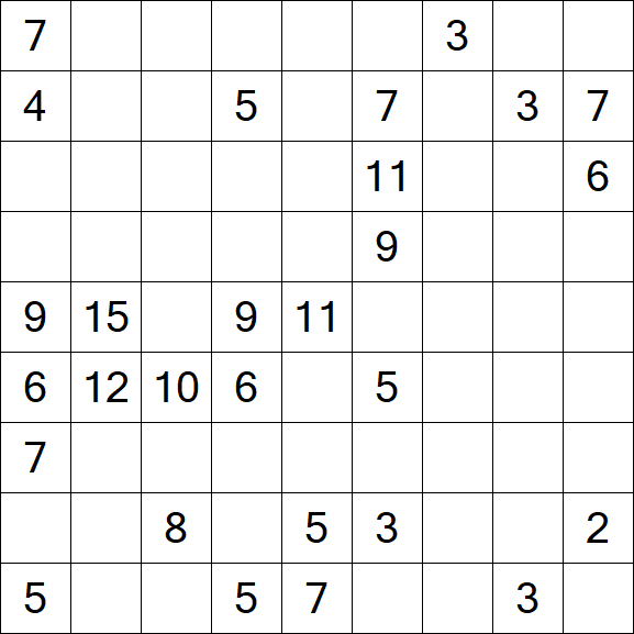 Kuromasu - Schwierig