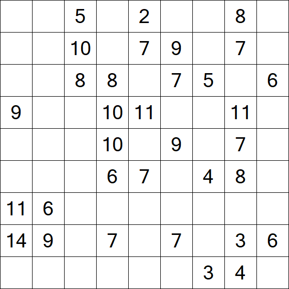 Kuromasu - Schwierig