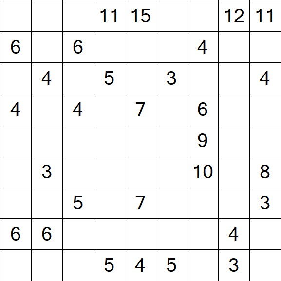 Kuromasu - Difficile
