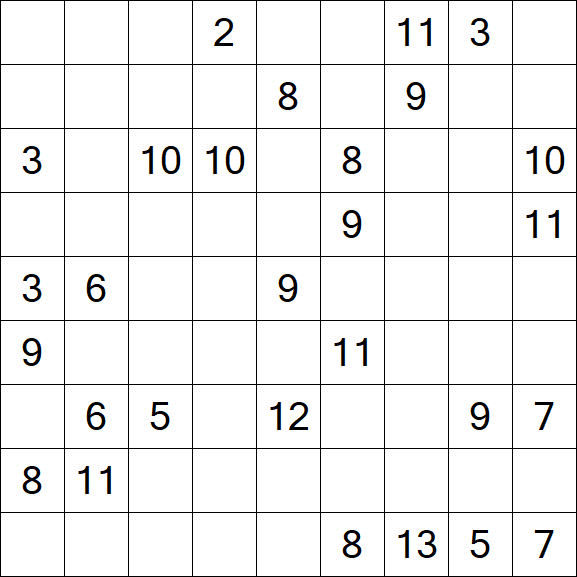 Kuromasu - Difficile