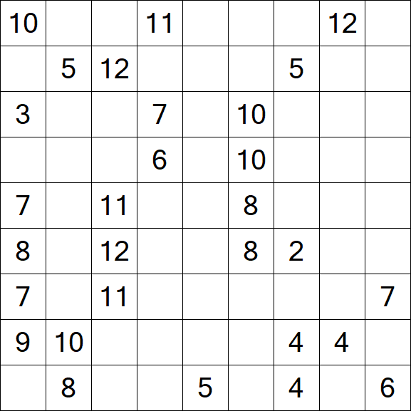 Kuromasu - Difficile