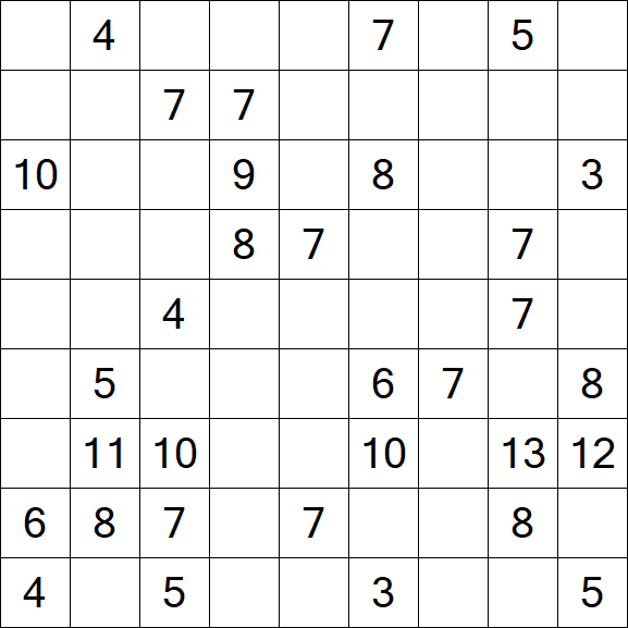 Kuromasu - Difficile