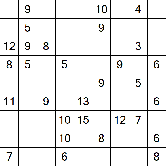 Kuromasu - Difficile