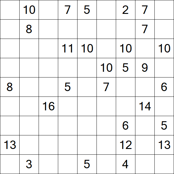 Kuromasu - Difficile