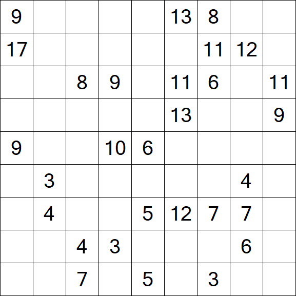 Kuromasu - Difficile