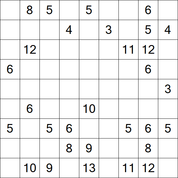 Kuromasu - Difficile