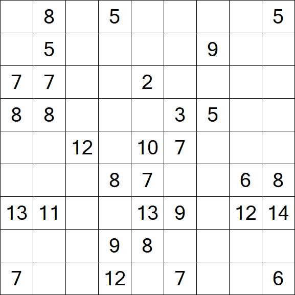 Kuromasu - Difficile