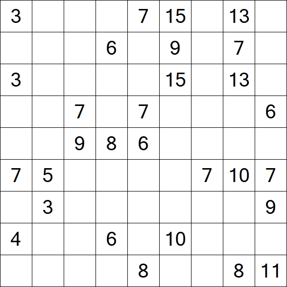 Kuromasu - Difficile