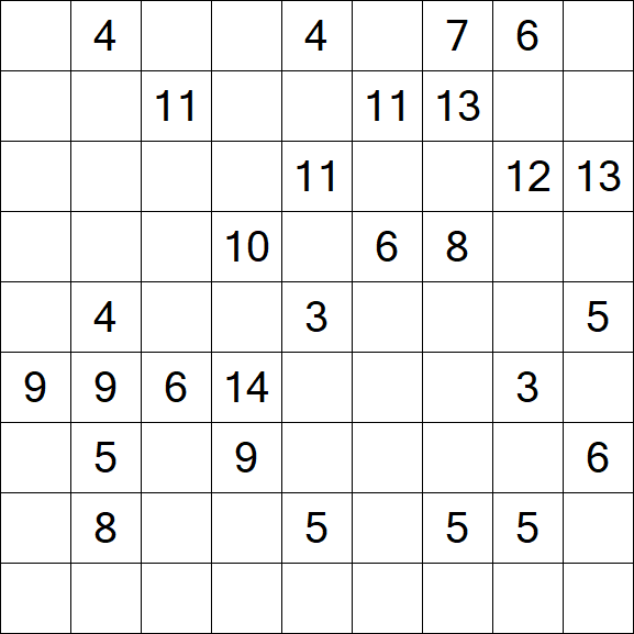 Kuromasu - Difficile