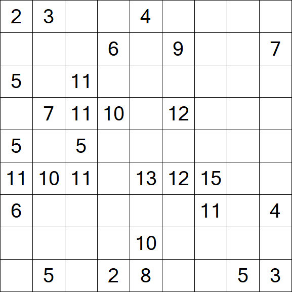 Kuromasu - Difficile