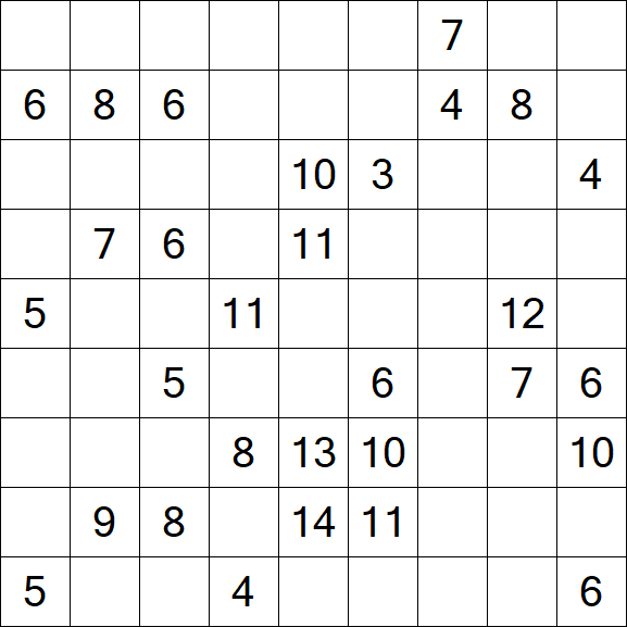 Kuromasu - Schwierig