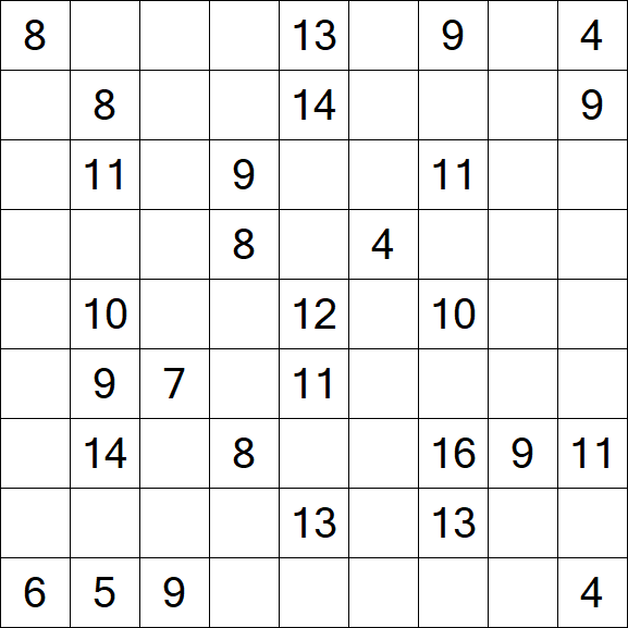 Kuromasu - Schwierig