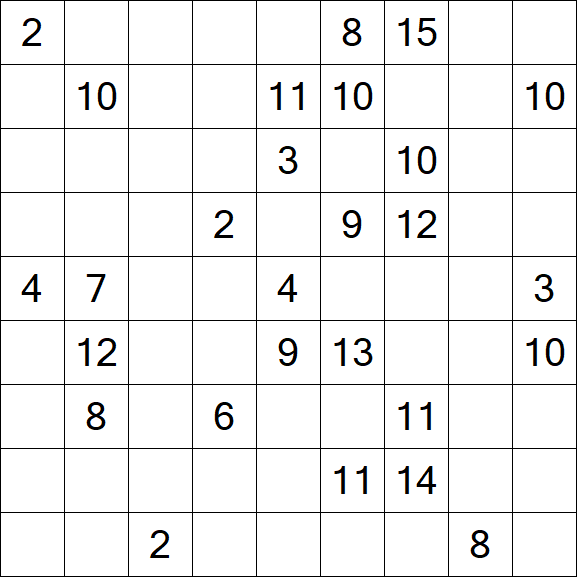 Kuromasu - Schwierig