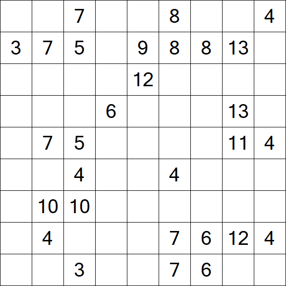 Kuromasu - Schwierig
