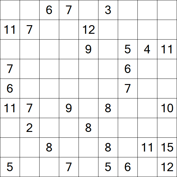 Kuromasu - Schwierig