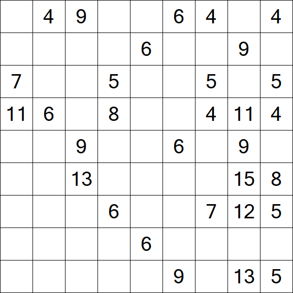 Kuromasu - Schwierig