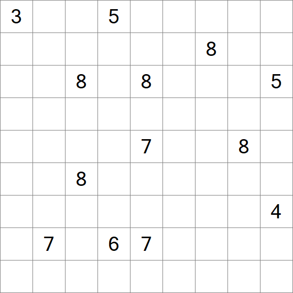 Linesweeper - Fácil