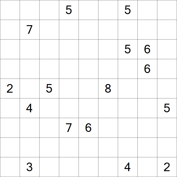 Linesweeper - Fácil