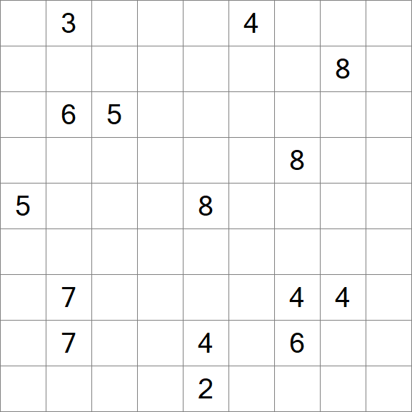 Linesweeper - Fácil