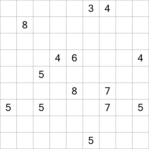 Linesweeper - Fácil
