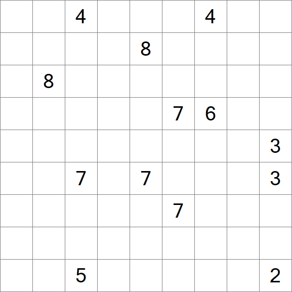 Linesweeper - Schwierig