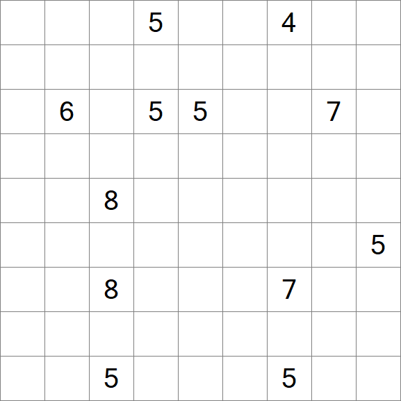 Linesweeper - Difícil