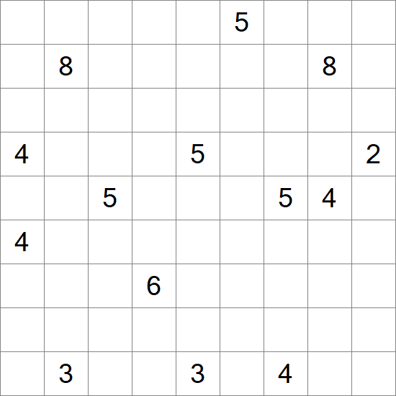 Linesweeper - Difficile