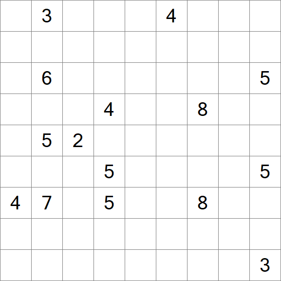 Linesweeper - Difficile