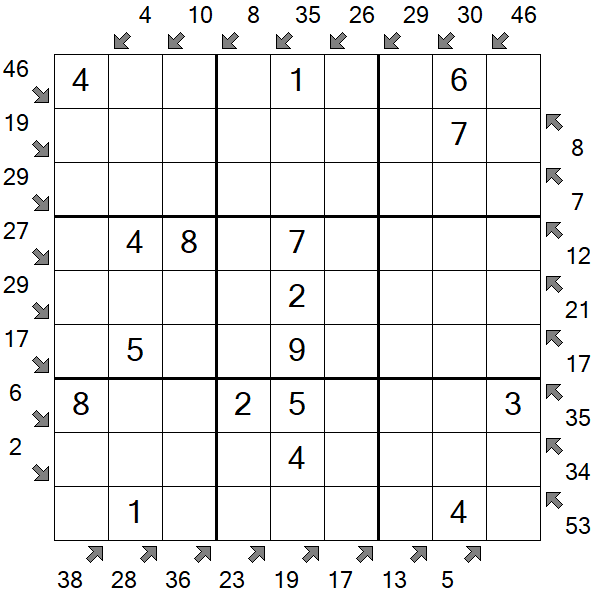 Little Killer Sudoku - Easy