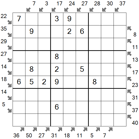 Little Killer Sudoku - Easy