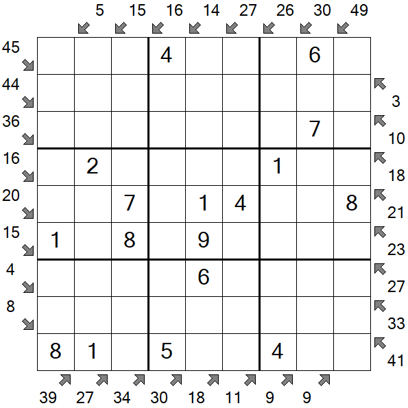 Little Killer Sudoku - Easy