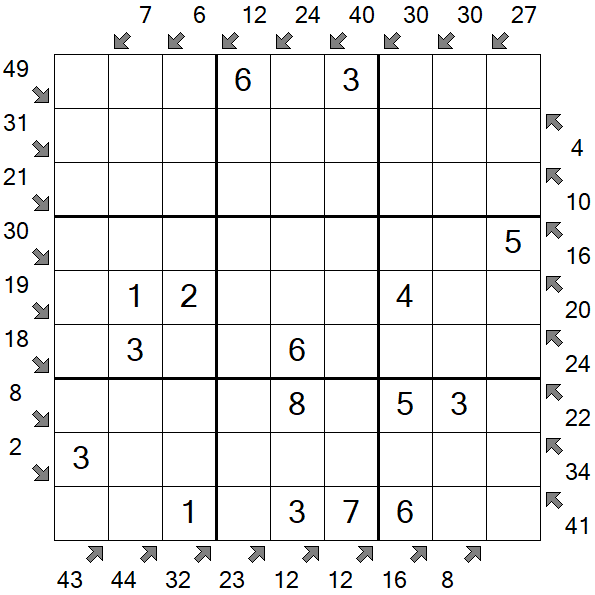 Little Killer Sudoku - Easy