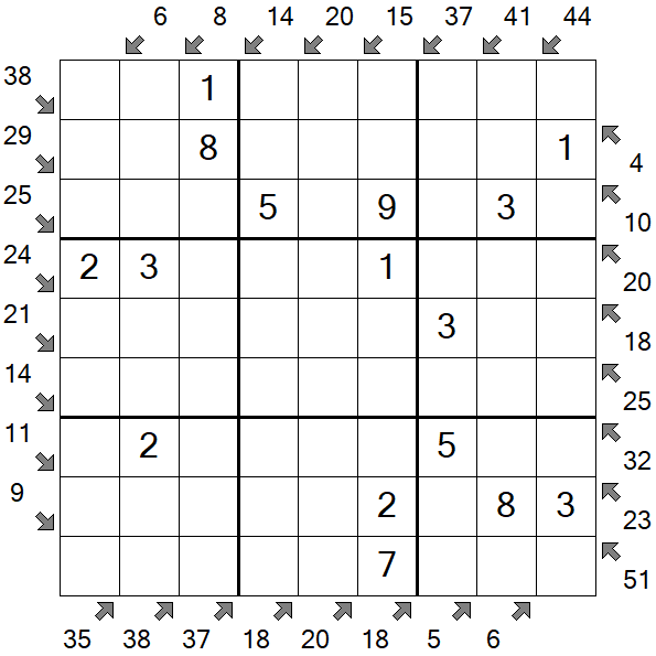 Little Killer Sudoku - Easy