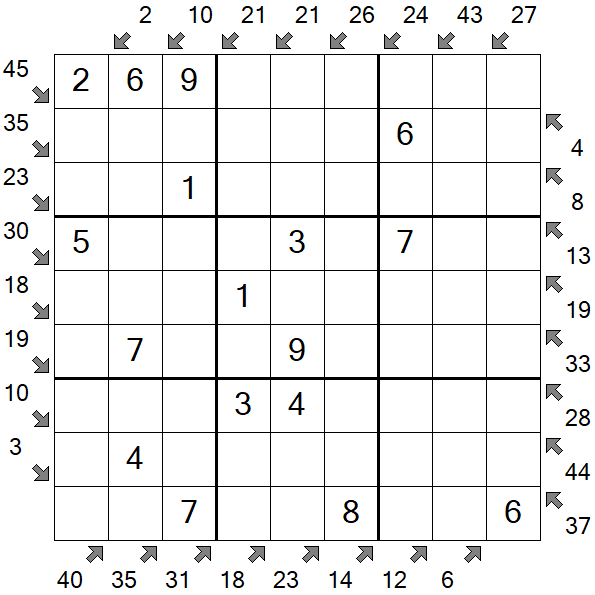 Little Killer Sudoku - Easy