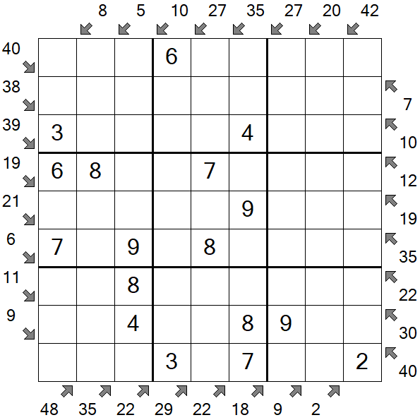 Little Killer Sudoku - Easy