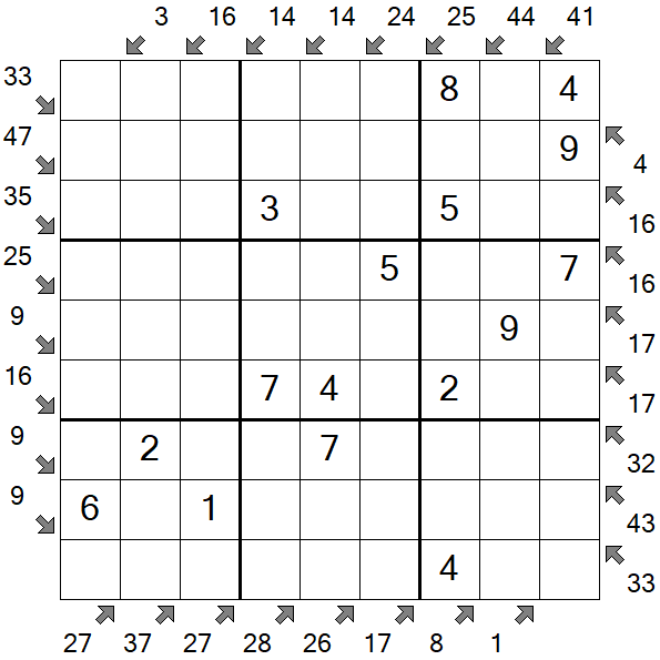 Little Killer Sudoku - Easy