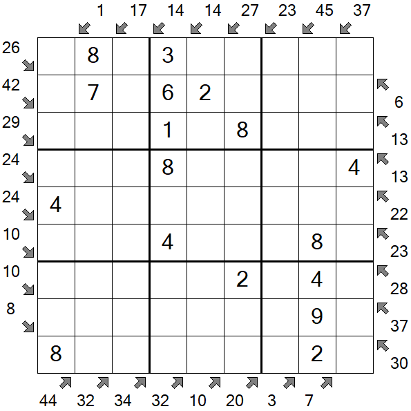 Little Killer Sudoku - Easy