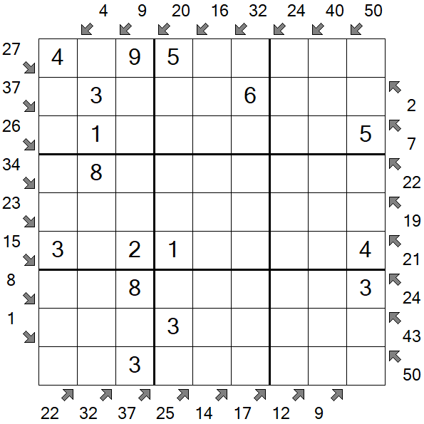 Little Killer Sudoku - Easy