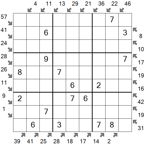 Little Killer Sudoku - Easy