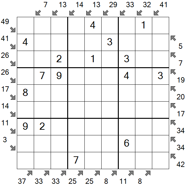 Little Killer Sudoku - Simple