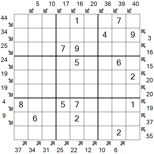 Little Killer Sudoku - Fácil