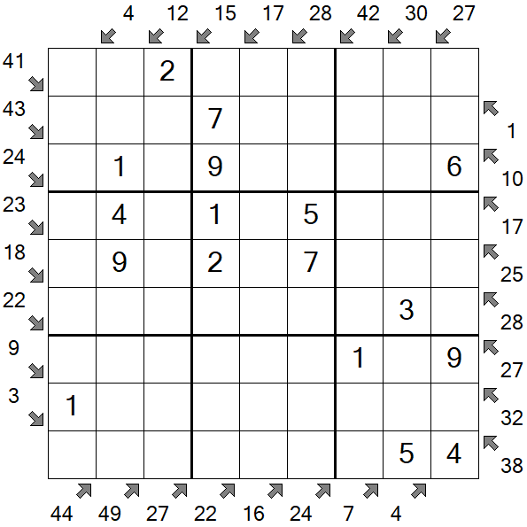 Little Killer Sudoku - Fácil