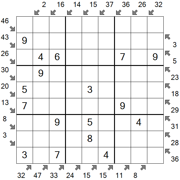 Little Killer Sudoku - Easy